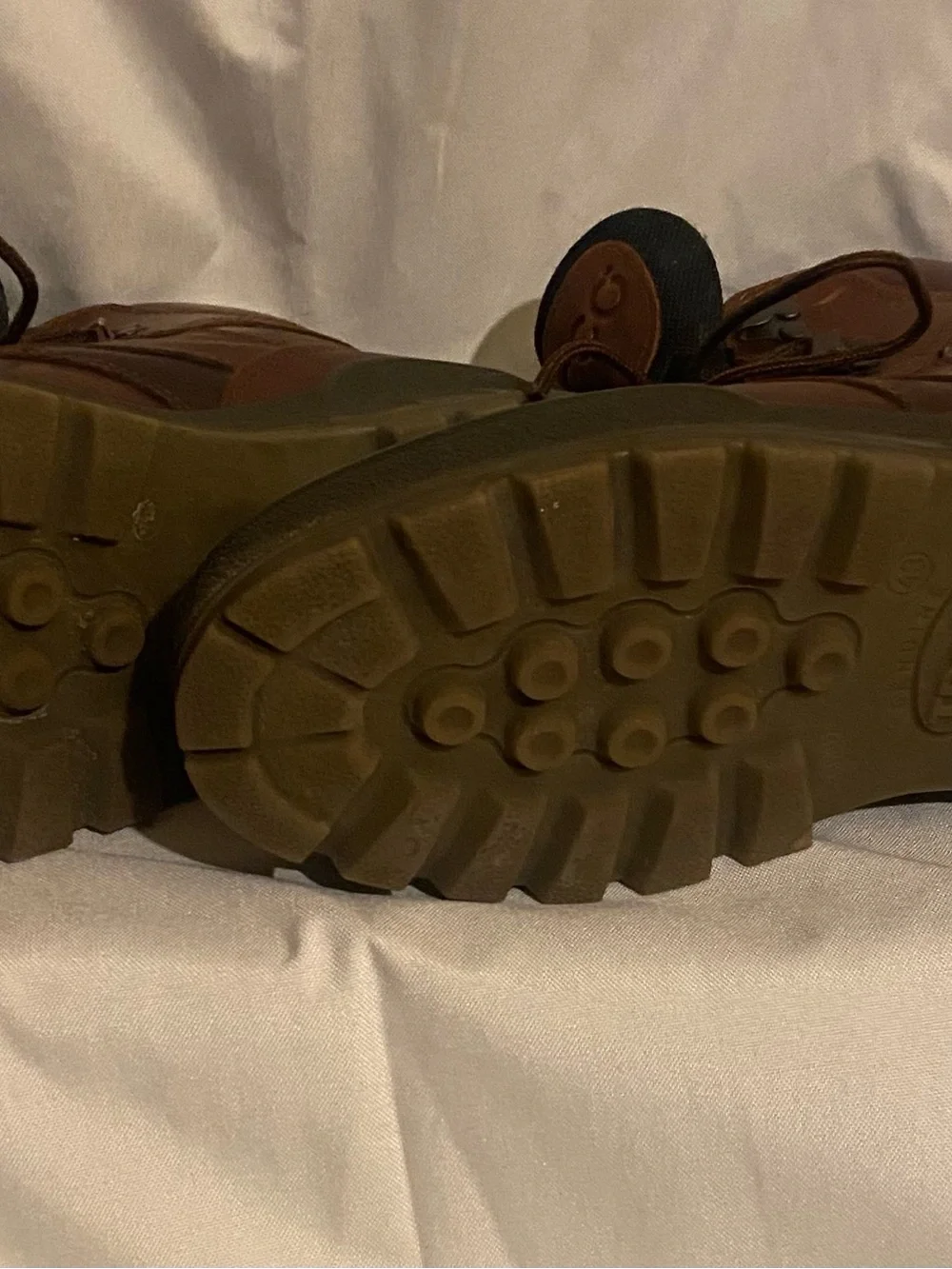 ECCO Men's Brown Leather Hiking Boots Gortex Waterproof